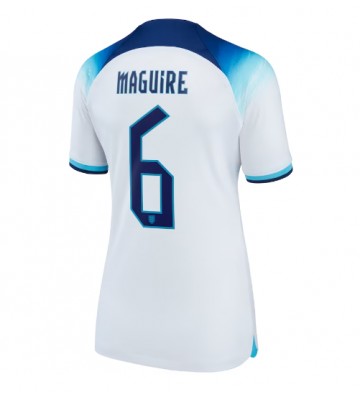 England Harry Maguire #6 Replika Hjemmebanetrøje Dame VM 2022 Kortærmet